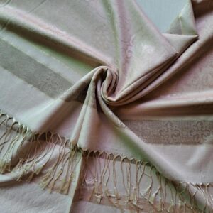 Banarsi Silk Stole Cappuccino