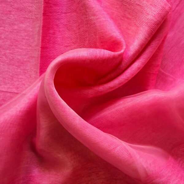 Plain Organza Hijab Fuscia Pink