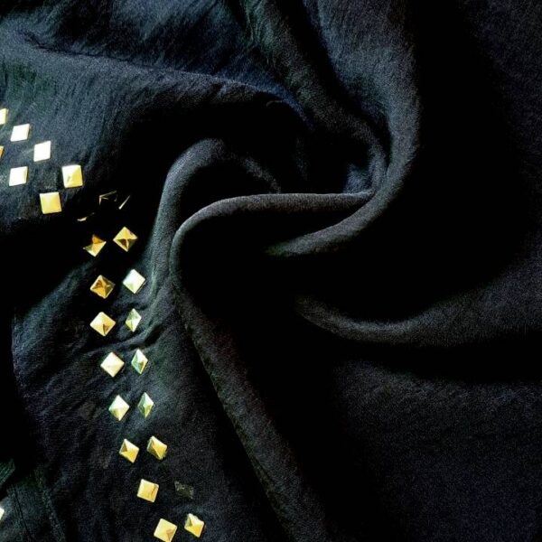 Chiffon Square Scarf Black