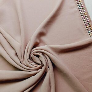 Classic Georgette Square Scarf Mocha