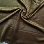 Floral Silk Scarf Green