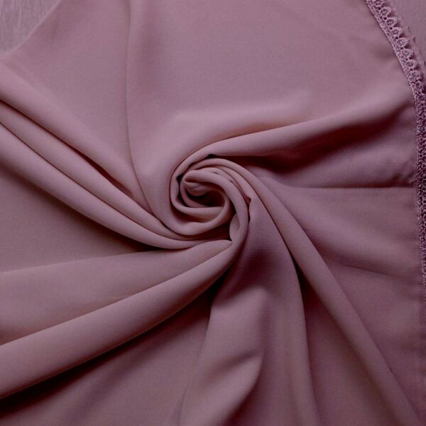 Georgette Square Scarf Pink