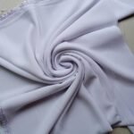 Georgette Square Scarf Snow White