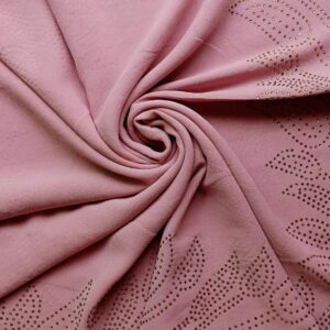 Georgette Square Scarf with Diamantes Azalea Pink