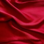 Luxury Silk Scarf Crimson