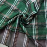 Premium Organza Stole Green