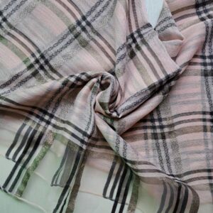 Premium Organza Stole Light Pink