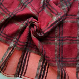 Premium Organza Stole Maroon