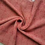 Premium Self-Print Georgette Hijab Coral