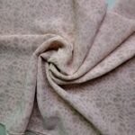 Premium Self-Print Georgette Hijab Peach
