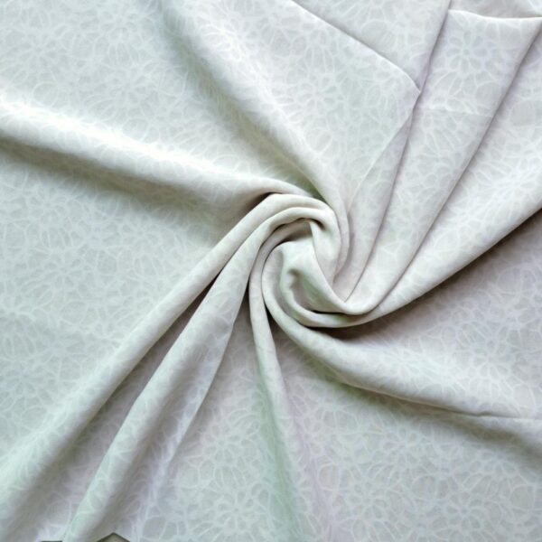 Premium Self-Print Georgette Hijab Pebble
