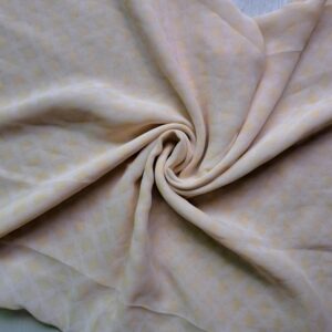 Premium Self-Print Georgette Hijab Sunshine