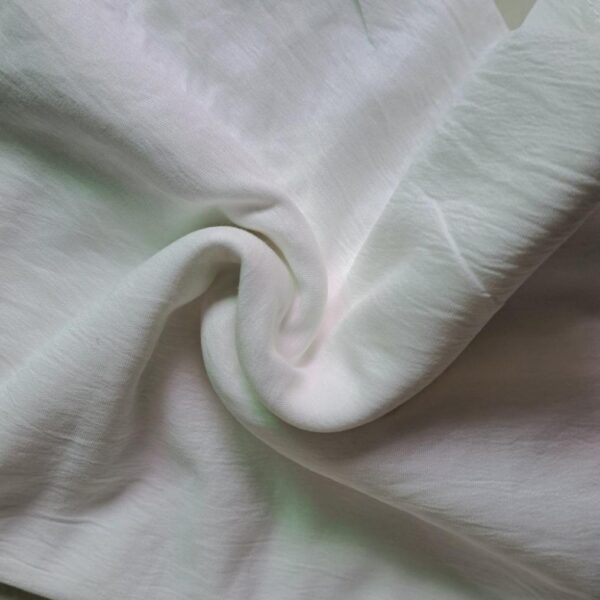 Crinkle Crepe Lawn Hijab White