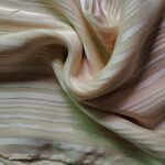 Jacquard Silk Scarf Vanilla Latte