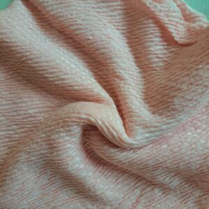 Crinkle Viscose Stole Pink