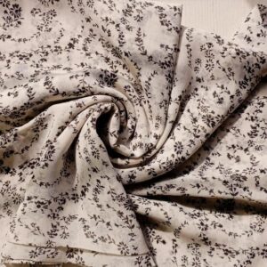 Premium Printed Square Scarf Ash White