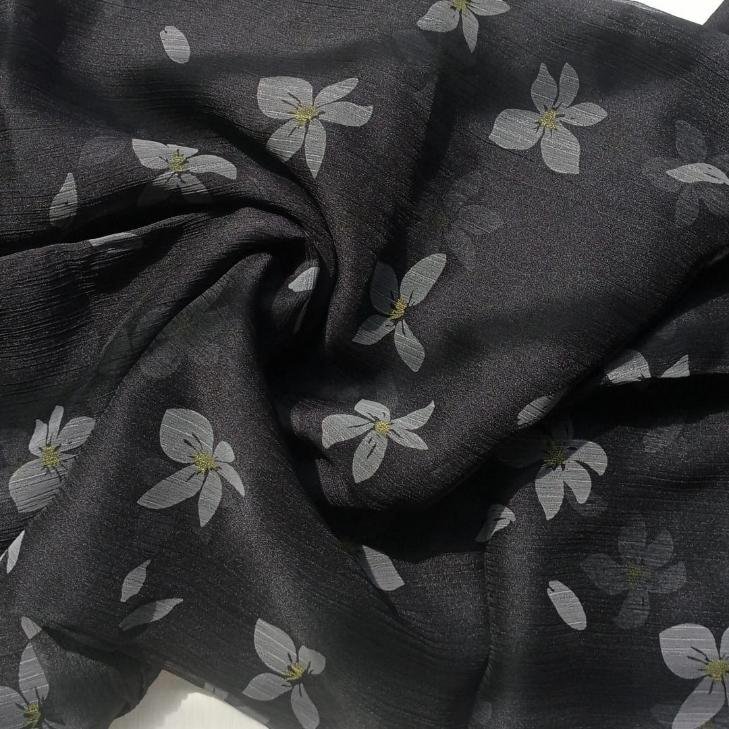 Premium Printed Square Scarf Night Bloom Premium Printed Square Scarf Night Bloom