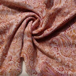 Premium Printed Square Scarf Rouge