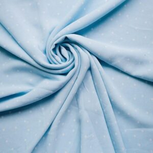 Printed Square Hijab Sky Blue