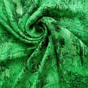 Printed Square Forest Green