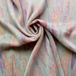 Printed Square Hijab Cotton Candy