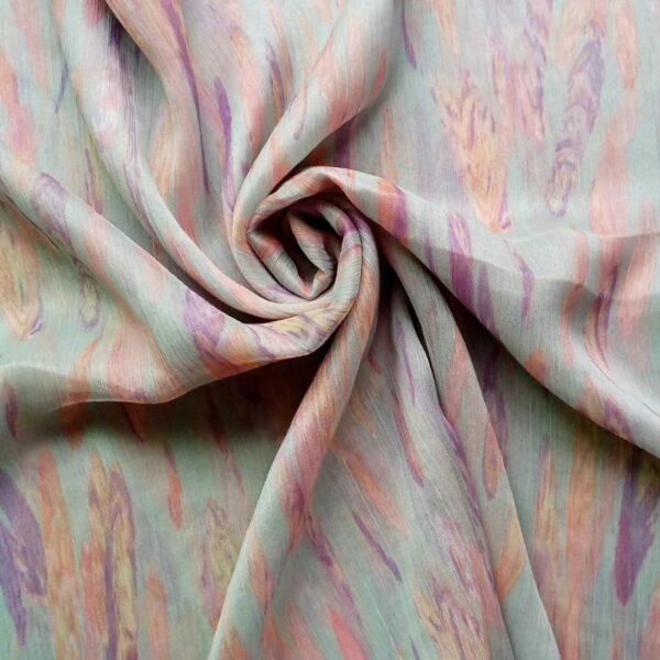 Printed Square Hijab Cotton Candy