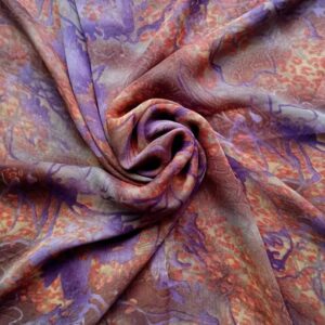 Printed Square Hijab Flame