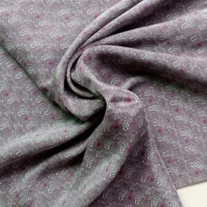 Printed Square Hijab Light Mauve