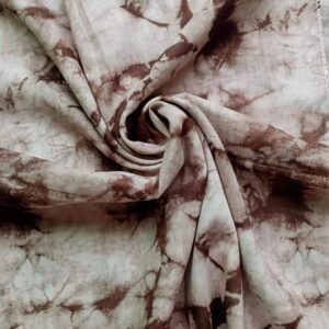 Printed Square Scarf Mocha