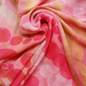 Printed Square Scarf Sunset