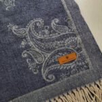 Cashmere Winter Stole Azure Blue