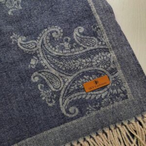 Cashmere Winter Stole Azure Blue