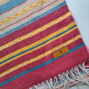 Cashmere Winter Stole Tropical Sunset