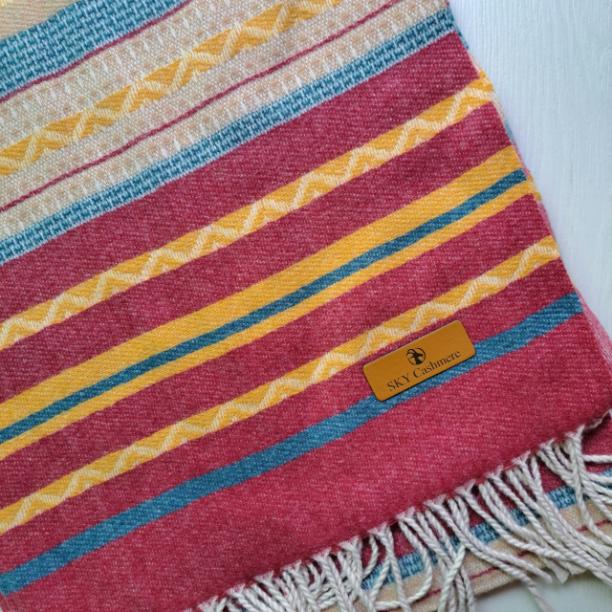 Cashmere Winter Stole Tropical Sunset Cashmere Winter Stole Tropical Sunset