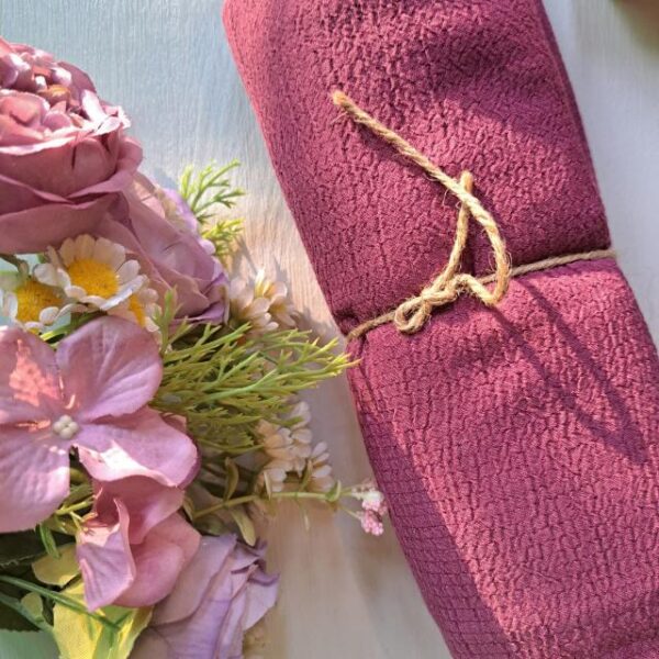 Crepe Cotton Stole Magenta