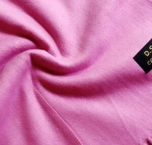 Plain Cashmere Wool Scarf Trailing Pink