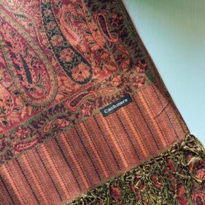 Printed Pashmina Shawl Cinnamon