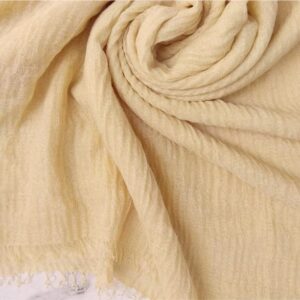 Ripple Cotton Hijab Beige