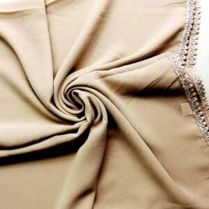 Georgette Square Scarf Latte