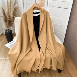 Premium Pashmina Stole Amber Fawn