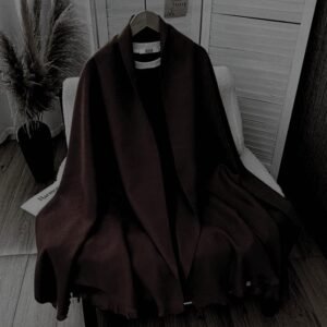 Premium Pashmina Stole Dark Chocolate