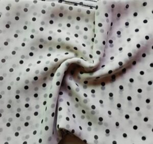 Printed Square Scarf Polka Dots