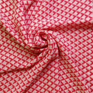 Printed Square Scarf Radish