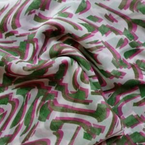 Printed Square Scarf Spring Vine