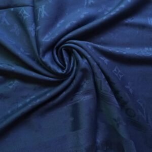 Louis Vuitton Silk Cashmere Stole Navy Blue