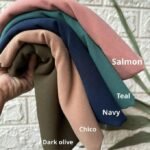 Classic Neutrals & Deep Shades – Georgette Stole Bundle (5 Colors)