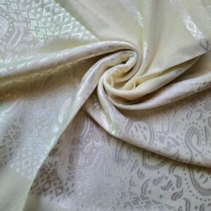 Fancy Turkish Cotton Stole Pearl