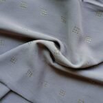 Gold Stud Georgette Stole Grey