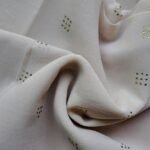 Gold Stud Georgette Stole Peach