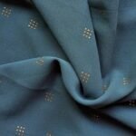 Gold Stud Georgette Stole Zinc
